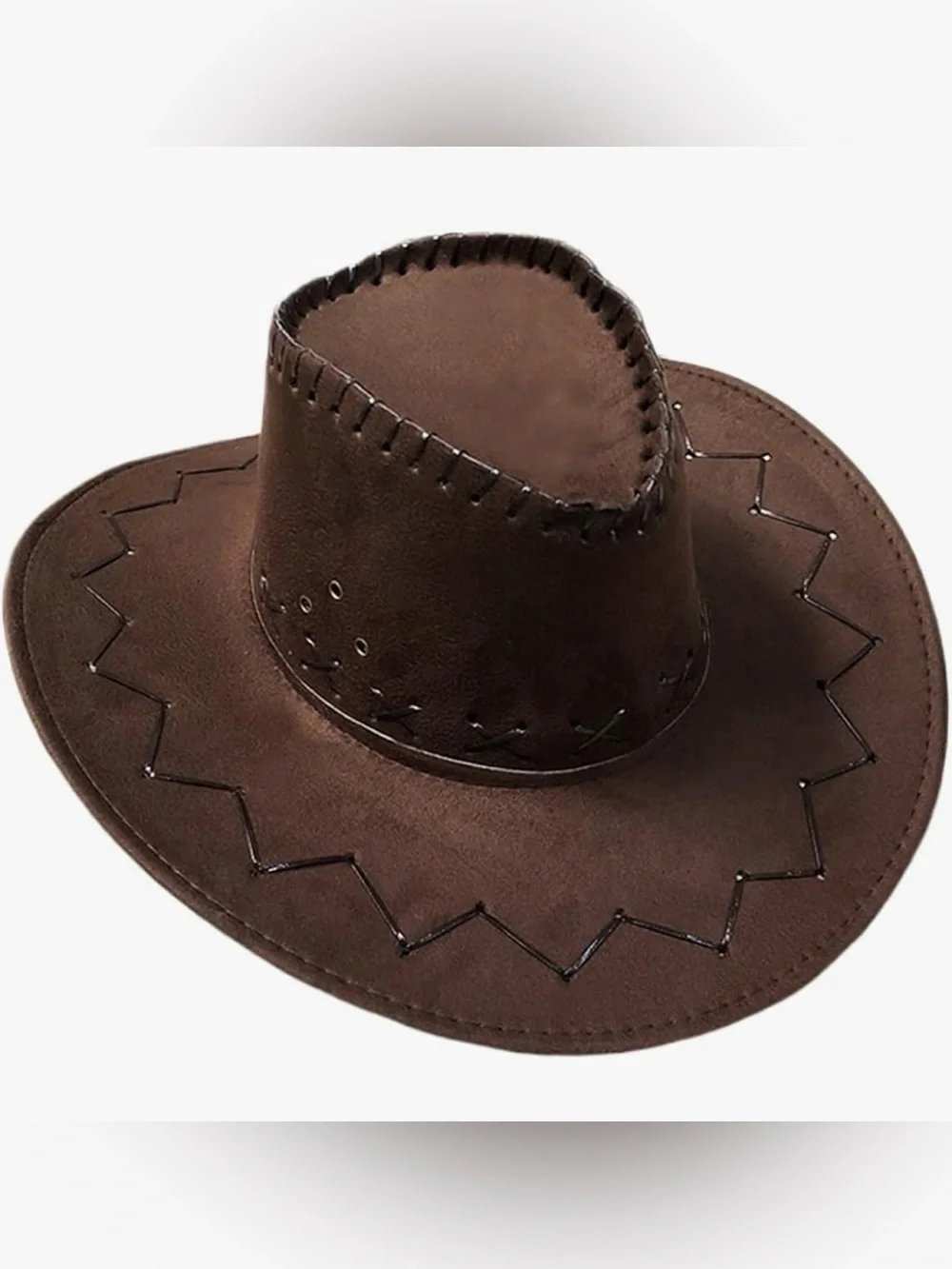 Western Weve Cowboy HMen's and Women's Sun hat, Summer hat, Outdoor Dark Brown